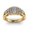 1ct tw Diamond Infinity Shank Engagement Ring - 04US02